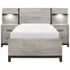 Zephyr Light Gray Youth Storage Wall Bedroom Set