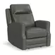 Maxwell Cinder Gray Leather Zero Gravity Triple Power Reclining Living Room Set
