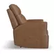 Maxwell Cedar Brown Leather 56" Zero Gravity Triple Power Reclining Loveseat with USB Charging and Nailhead Trim