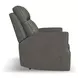 Maxwell Cinder Gray Leather 56" Zero Gravity Triple Power Reclining Loveseat with USB Charging and Nailhead Trim