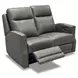 Maxwell Cinder Gray Leather Zero Gravity Triple Power Reclining Living Room Set