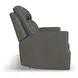 Maxwell Cinder Gray Leather Zero Gravity Triple Power Reclining Living Room Set