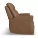 Maxwell Cedar Brown Leather 69" Zero Gravity Triple Power Reclining Loveseat with USB Charging and Nailhead Trim