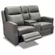 Maxwell Cinder Gray Leather Zero Gravity Triple Power Reclining Living Room Set