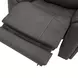 Carter Smoke Zero Gravity Triple Power Recliner with USB Charging and Heat Massage
