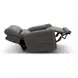 Carter Smoke Zero Gravity Triple Power Recliner with USB Charging and Heat Massage