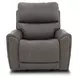Carter Smoke Zero Gravity Triple Power Recliner with USB Charging and Heat Massage