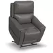 Carter Smoke Zero Gravity Power Lift Recliner with USB Charging and Heat Massage