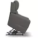 Carter Smoke Zero Gravity Power Lift Recliner with USB Charging and Heat Massage
