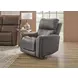 Carter Smoke Zero Gravity Power Lift Recliner with USB Charging and Heat Massage