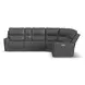 Carter Smoke 6 Piece Modular Zero Gravity Power Reclining Sectional with Power Lumbar and USB Charging
