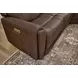 Carter Cappuccino 6 Piece Modular Zero Gravity Power Reclining Sectional with Power Lumbar and USB Charging