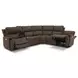 Carter Cappuccino 6 Piece Modular Zero Gravity Power Reclining Sectional with Power Lumbar and USB Charging
