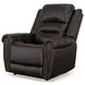 Oscar Dark Brown Power Lift Recliner With Power Headrest And Lumbar