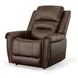 Oscar Light Brown Power Lift Recliner With Power Headrest And Lumbar
