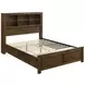 Sullivan Brown Full Storage Wall Platform Bed with Nightstand