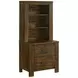 Sullivan Brown Full Storage Wall Platform Bed with Nightstand