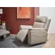 Vernon Dove Gray Zero Gravity Swivel Gliding Power Recliner with USB Charging and Heat Massage