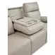 Vernon Dove Gray 86" Zero Gravity Power Reclining Sofa with USB Charging and LED