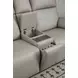 Vernon Dove Gray 73" Zero Gravity Power Reclining Loveseat with USB Charging and Heat Massage