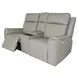 Vernon Dove Gray 73" Zero Gravity Power Reclining Loveseat with USB Charging and Heat Massage