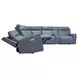 Vernon Admiral 6 Piece Modular Zero Gravity Power Reclining Sectional with Heat Massage and USB Charging