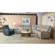 Vernon Dove Gray 6 Piece Modular Zero Gravity Power Reclining Sectional with Heat Massage and USB Charging