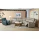 Vernon Dove Gray 6 Piece Modular Zero Gravity Power Reclining Sectional with Heat Massage and USB Charging