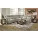 Vernon Dove Gray 6 Piece Modular Zero Gravity Power Reclining Sectional with Heat Massage and USB Charging