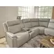 Vernon Dove Gray 6 Piece Modular Zero Gravity Power Reclining Sectional with Heat Massage and USB Charging