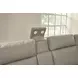 Vernon Dove Gray 6 Piece Modular Zero Gravity Power Reclining Sectional with Heat Massage and USB Charging