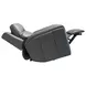 Wyatt Gunmetal Gray Leather Zero Gravity Power Recliner with Power Lumbar and USB Charging