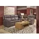Wyatt Gunmetal Gray Leather 85" Zero Gravity Power Reclining Sofa with Power Lumbar and USB Charging