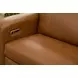 Wyatt Canyon Brown Leather 85" Zero Gravity Power Reclining Sofa with Power Lumbar and USB Charging