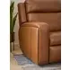 Wyatt Canyon Brown Leather 85" Zero Gravity Power Reclining Sofa with Power Lumbar and USB Charging