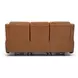 Wyatt Canyon Brown Leather 85" Zero Gravity Power Reclining Sofa with Power Lumbar and USB Charging