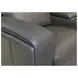 Wyatt Gunmetal Gray Leather 74" Zero Gravity Power Reclining Loveseat with Console and USB Charging