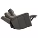 Wyatt Gunmetal Gray Leather 74" Zero Gravity Power Reclining Loveseat with Console and USB Charging