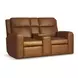 Wyatt Canyon Brown Leather Zero Gravity Power Reclining Living Room Set