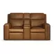 Wyatt Canyon Brown Leather Zero Gravity Power Reclining Living Room Set