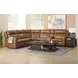 Athens Chocolate Brown Rectangular End Table