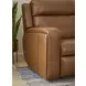 Wyatt Canyon Brown Leather 6 Piece Modular Zero Gravity Power Reclining Sectional with Power Lumbar and USB Charging