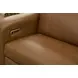 Wyatt Canyon Brown Leather 6 Piece Modular Zero Gravity Power Reclining Sectional with Power Lumbar and USB Charging