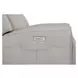 Barnett Cream Leather Power Recliner With Power Headrest And Lumbar