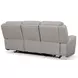 Barnett Cream Leather 87" Power Reclining Sofa With Power Headrest And Lumbar