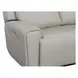 Barnett Cream Leather 87" Power Reclining Sofa With Power Headrest And Lumbar
