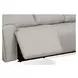 Barnett Cream Leather 87" Power Reclining Sofa With Power Headrest And Lumbar