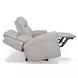 Barnett Cream Leather 87" Power Reclining Sofa With Power Headrest And Lumbar