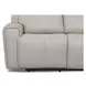 Barnett Cream Leather 87" Power Reclining Sofa With Power Headrest And Lumbar