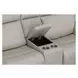 Barnett Cream Leather Power Reclining Living Room Set With Power Headrest And Lumbar